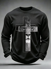Men's Faith Cross Waffle Top