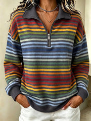 Women's Fall Art Print Casual Sweatshirt