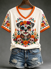 Women's Day Of The Dead Short-sleeved T-shirt