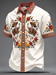 Men's Day Of The Dead Short Sleeve Shirt