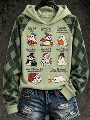 Women's Seasonal & Holiday Casual Regular Sweatshirt With Fun Ghost