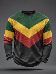 Men's Reggae Inspired Waffle Top