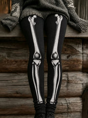 Women's Gothic-style Halloween leggings