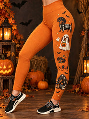 Women's Halloween Dachshund Leggings