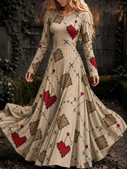 Women's Gothic Voodoo Doll Art Dress