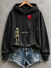 Women's Funny Skeleton Hoodie