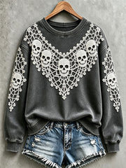 Women's Halloween Skull Sweatshirts