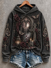 Women's Gothic Halloween Art Hoodie