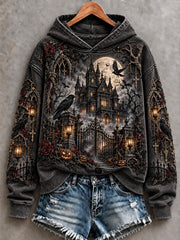 Women's Gothic Halloween Art Hoodie