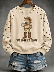 Women's We Vote At Dawn Sweatshirt