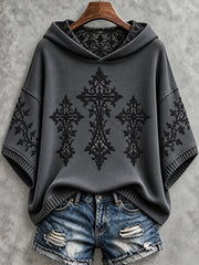 Women's Gothic Cross Christian Hoodies