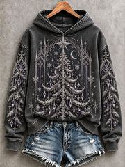 Women's Gothic Christmas Tree Hoodies