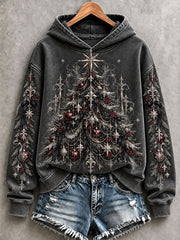 Women's Gothic Christmas Tree Hoodies