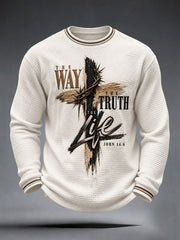 Men's The Way The Truth The Life Waffle Top