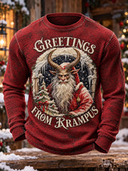 Men's Christmas Krampus Printed Sweatshirt