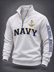Men's U.S. Veterans Printed Zip-Up Hoodie