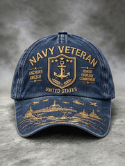 Unisex U.S. Veterans Printed Hat