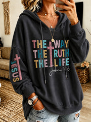 Women's The Way The Truth The Life Print Sweatshirt