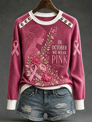 Women's "In October We Wear Pink" Breast Cancer Awareness Tops