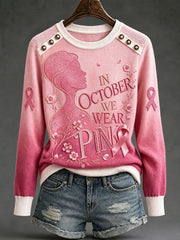 Women's "In October We Wear Pink" Breast Cancer Awareness Tops