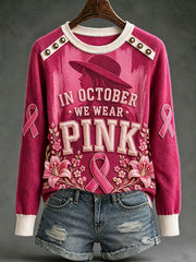 Women's "In October We Wear Pink" Breast Cancer Awareness Tops