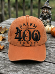 Unisex Salem 400th Anniversary Witch Printed Hat