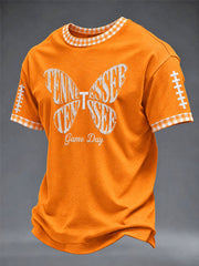 Men's Tennessee Football Casual Printed T-Shirt