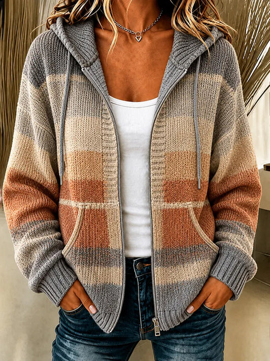 Women's  Fall Art Print Casual Coat