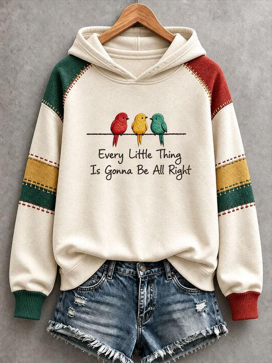 Women's Every Little Thing Is Gonna Be All Right Hoodie
