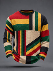 Men's Reggae Inspired  Waffle Top