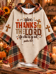 Women’s Thanksgiving Give Thanks To The Lord Hoodie