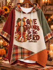 Women’s Thanksgiving Give Thanks To The Lord Hoodie