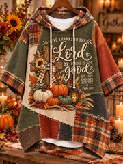 Women’s Thanksgiving Give Thanks To The Lord Hoodie