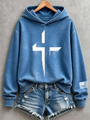 Women's Faith Cross Hoodie