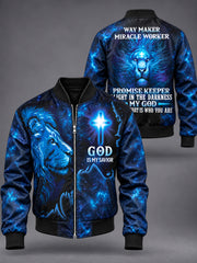 Men's Christian Way Maker  Zipper Sweatshirt
