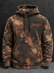Men's Christian Jesus The Way The Truth The Life JOHN 14:6 Oversized Drop-Shoulder Hoodie with Pockets