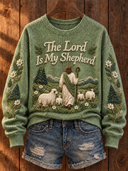 Women’s 'The Lord is My Shepherd' Printed Casual Top
