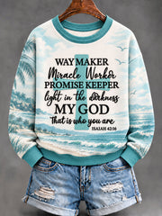 Women's Christian Waymaker Regular Sweatshirt