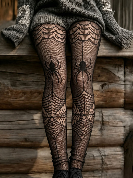 Women's Gothic-style Halloween leggings