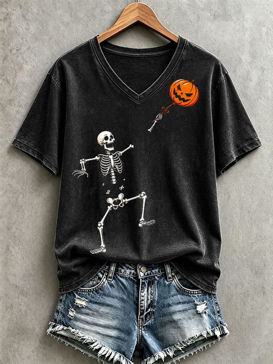 Women's Funny Skeleton T-Shirt