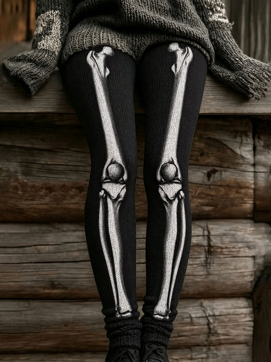 Women's Gothic-style Halloween leggings