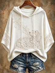 Women's Floral Dachshund Hoodies