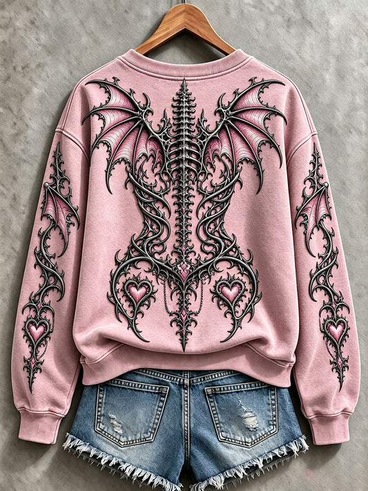 Women's Breast Cancer Awareness Gothic Sweatshirts