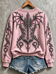Women's Breast Cancer Awareness Gothic Sweatshirts