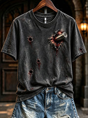 Women's Halloween Bullet Bloody T-Shirts