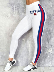 Women's Football Lover Buf Art Printed Leggings