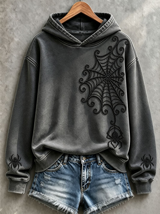 Women's Gothic Spider Halloween Hoodies