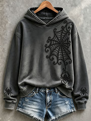Women's Gothic Spider Halloween Hoodies