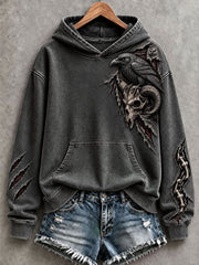 Women's Halloween Crow Hoodies