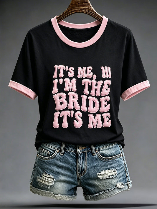 Women's Wedding Bride Era 8789 Art Printed T-shirt
